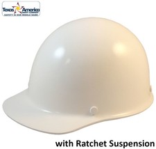 MSA Skullgard Cap Style with Ratchet Suspension White