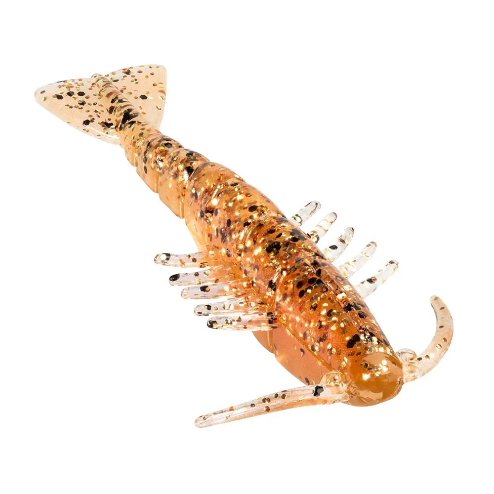 Leurre Zman Salty Ned ShrimpZ 2,5 Pouces – Rouge Pastèque – 6 Pièces – Neuf