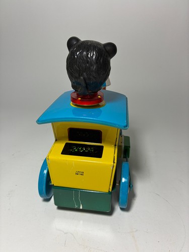 Vintage Tin Litho with Rubber Head Train locomotive LOCO ME 782 TOY CHINA - Picture 18 of 23