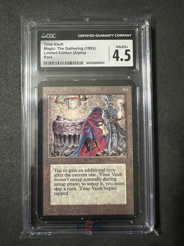 TIME VAULT Limited Edition - ALPHA CGC 4.5 VG EX MTG Magic the Gathering