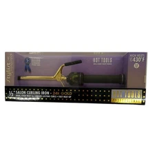 Hot Tools Professional Hair Curling Iron 1/2" 1103 Spring Gold Salon Beauty New