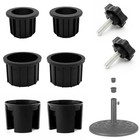 Multiple Size Options for Umbrella Stand Replacement Rings and in One Set
