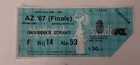 TICKET STUB- AZ V IPSWICH TOWN- UEFA CUP FINAL 1ST LEG- 20 MAY 1981- AMSTERDAM