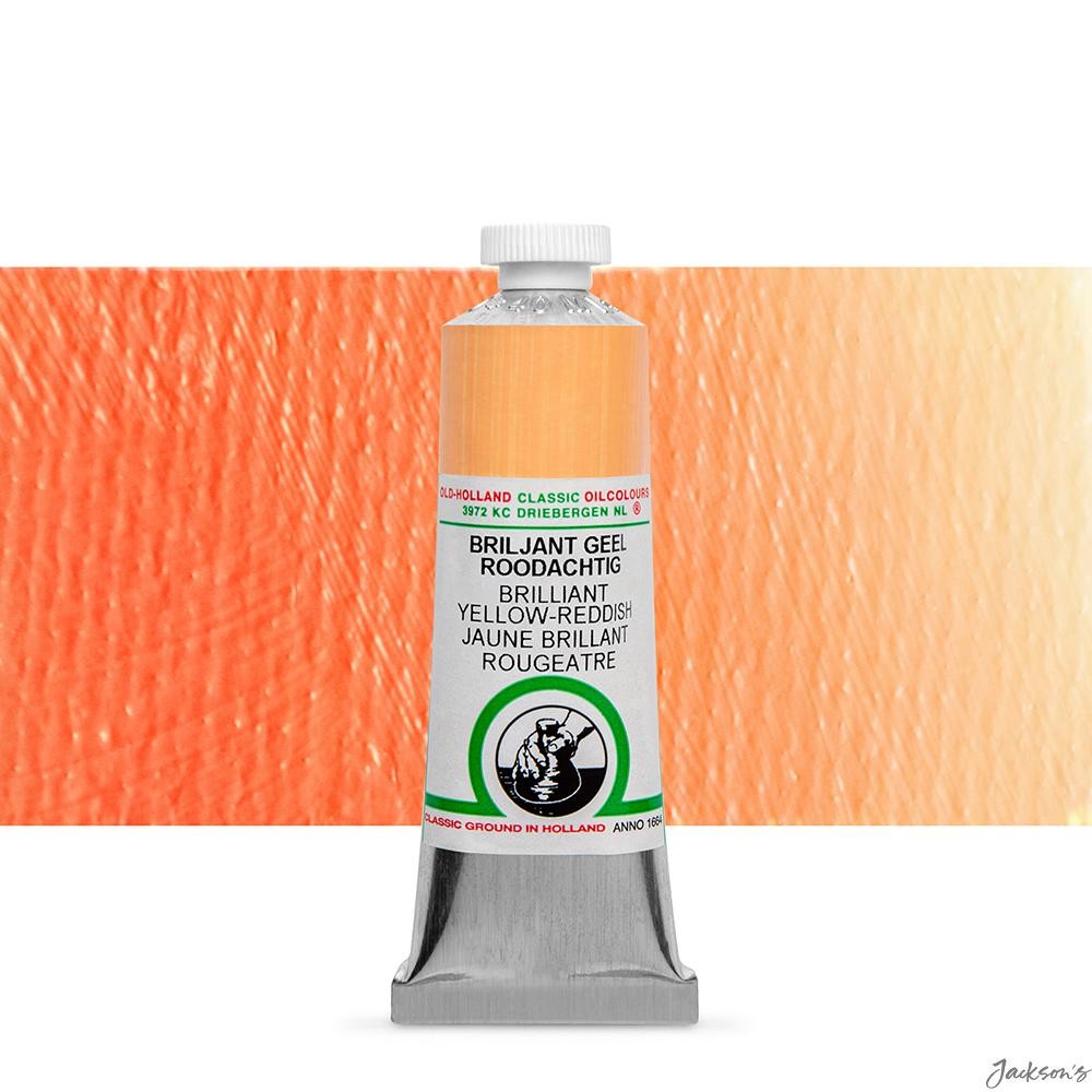 Old Holland Classic Oil Paint Tube 40ml Brilliant Yellow Reddish Artists Pain...