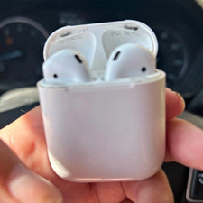 Apple AirPods Wireless Bluetooth In-Ear Earbuds w/ Charging Case, White