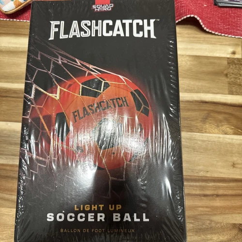Squad Hero FlashCatch Light Up Soccer Ball Glow In The Dark #5 Official Size