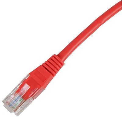 CONNECTIX CABLING SYSTEMS - 5m Red Cat6 UTP Ethernet Patch Lead