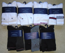 NEW MEN'S "TOMMY HILFIGER 5 PAIR CUSHION CREW SOCKS US Size 7-12" Choose 