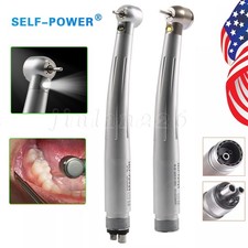 Dental Fiber Optic LED E-generator high speed handpiece Turbine 4 HOLE 2 Hole