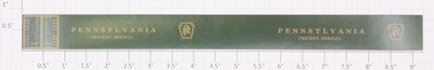 American Flyer 24550-11 Green ''PRR Freight Service'' Piggy Back Trailer Sticker 