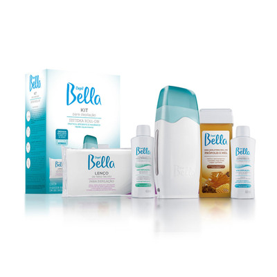 Depil Bella Wax Kit For Hair Removal All-In-One Wax Roller Honey And Propolis