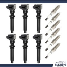 6 For Land Rover Range Rover Velar 3.0L 2020-2018 Ignition Coils & Spark Plugs