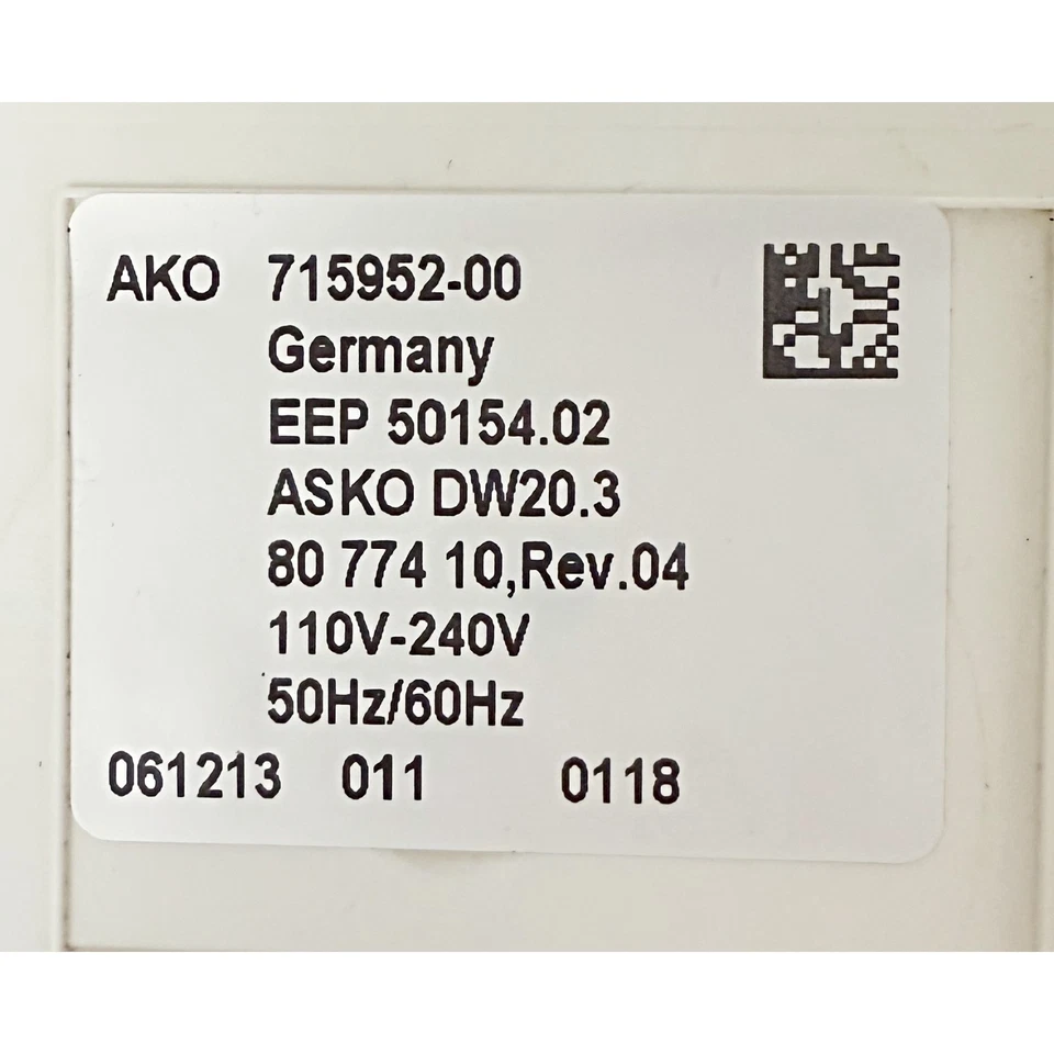 ASKO VIKING 715952-00 80774 Dishwasher Control Board -Free Shipping - - image 2 of 4