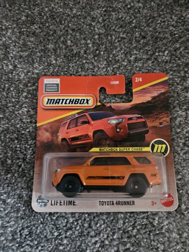 MATCHBOX SUPER CHASE TOYOTA 4 RUNNER, ORANGE, 2025 RELEASE, HARD TO FIND. NICE!