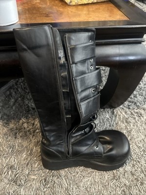 Pleaser Demonia TRASHVILLE-518 Men\'s 10 Platform 5 Buckle Knee Boot Pleaser Demonia TRASHVILLE-518 Men main image 4