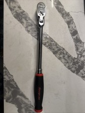 *NEW* Snap On FHLF80A 3/8" Flex Head Soft Grip RED Handle Ratchet