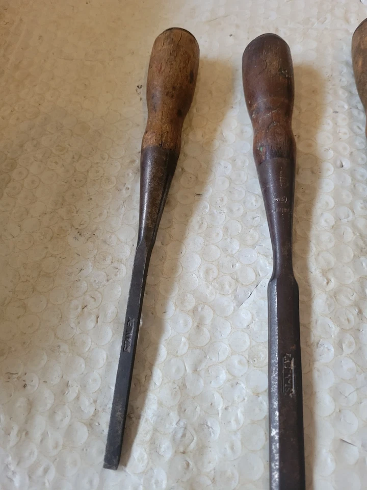 3 Pc Stanley Everlasting Chisel Lot - Image 2 of 4
