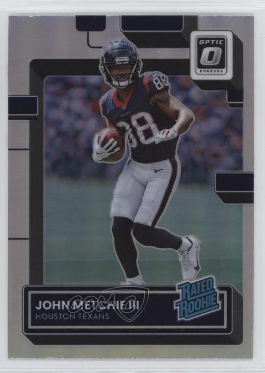 2022 Panini Donruss Optic Rated Rookie Holo Prizm John Metchie III #217 0nr3