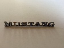 Ford Mustang Fender Emblem Vintage 1968 Chrome Classic Car Badge 5