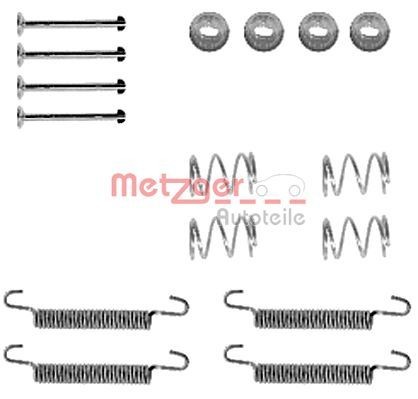 ZubehÖRsatz Feststellbremsbacken Hinten Metzger 105 0791 FÜR Opel ZubehÖR KIT-image