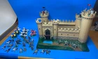 Vintage Louis Marx Miniature Knights and Castle Playset ~ 1960's