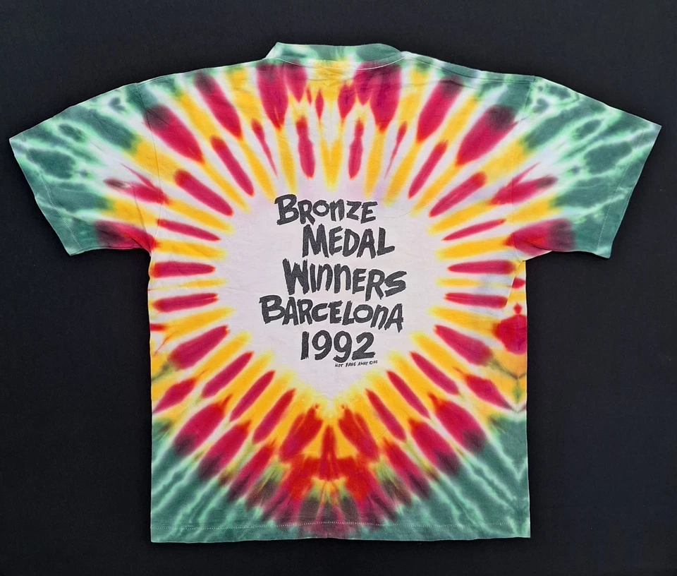 Camiseta de baloncesto Grateful Dead 1992 vintage Lituania Barcelona Juegos Olímpicos L/XL Foto 3 de 4
