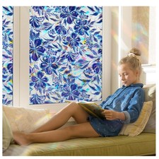 Fensterfolie Sichtschutz bunt Anti-UV 44,5x200cm statisch haftend