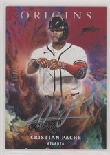 2021 Chronicles Origins Signatures Red Silver Ink 57/99 Cristian Pache Auto 04o2