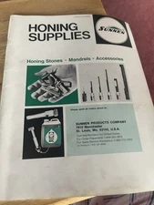 Sunnen Honing Supplies Catalog X-SP-5050W for Honing stones-Mandrels-Accessories
