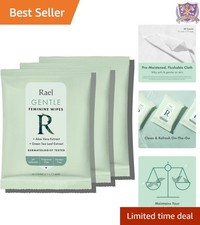 Feminine Wipes Flushable pH Balanced Travel Size All Skin Types Pack of 3