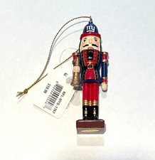 NFL New York Giants Nutcracker with Telescope Christmas Tree Ornament 4" No Box