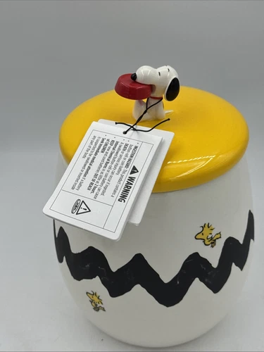 Hallmark Peanuts Snoopy and Woodstock Cookie Jar - Thumbnail 5