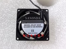 1PCS SANONDA ZHJ07-8025 AC220V 8025 80mm Inverter Equipment Cooling Fan
