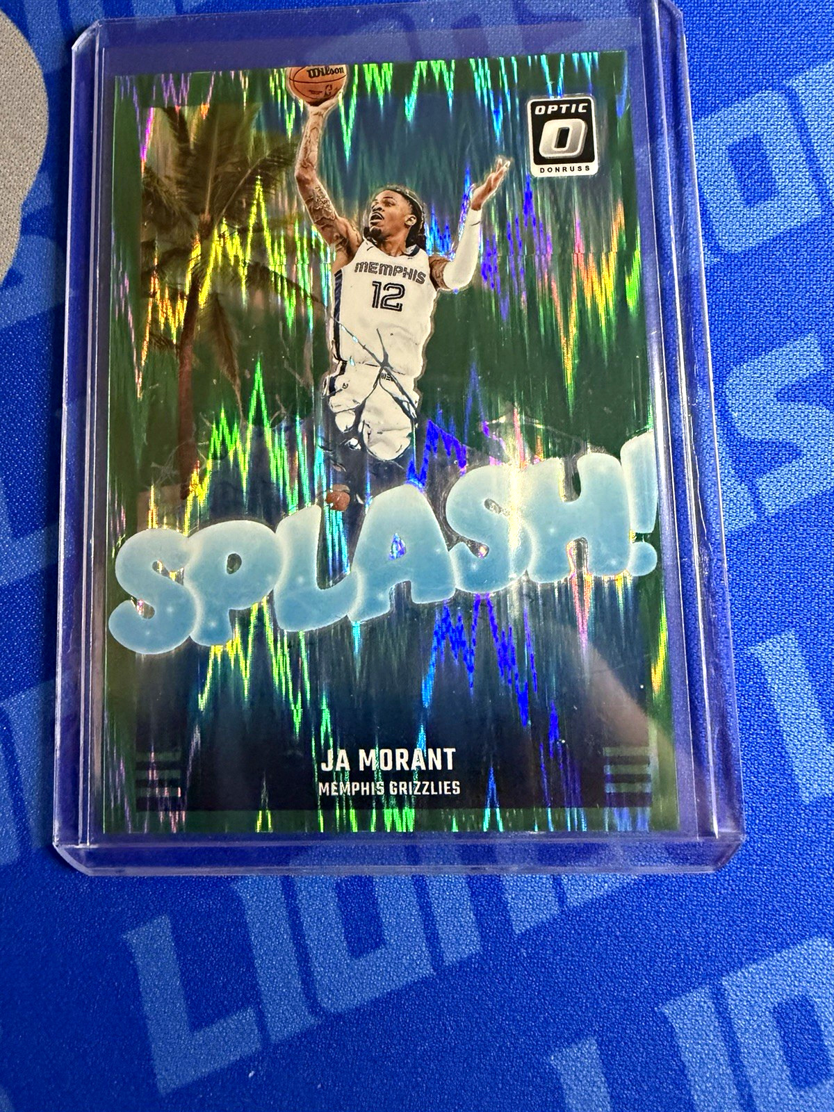 Panini 2024-25 Donruss Optic Splash! Ja Morant #15 Green Shock Prizm /149