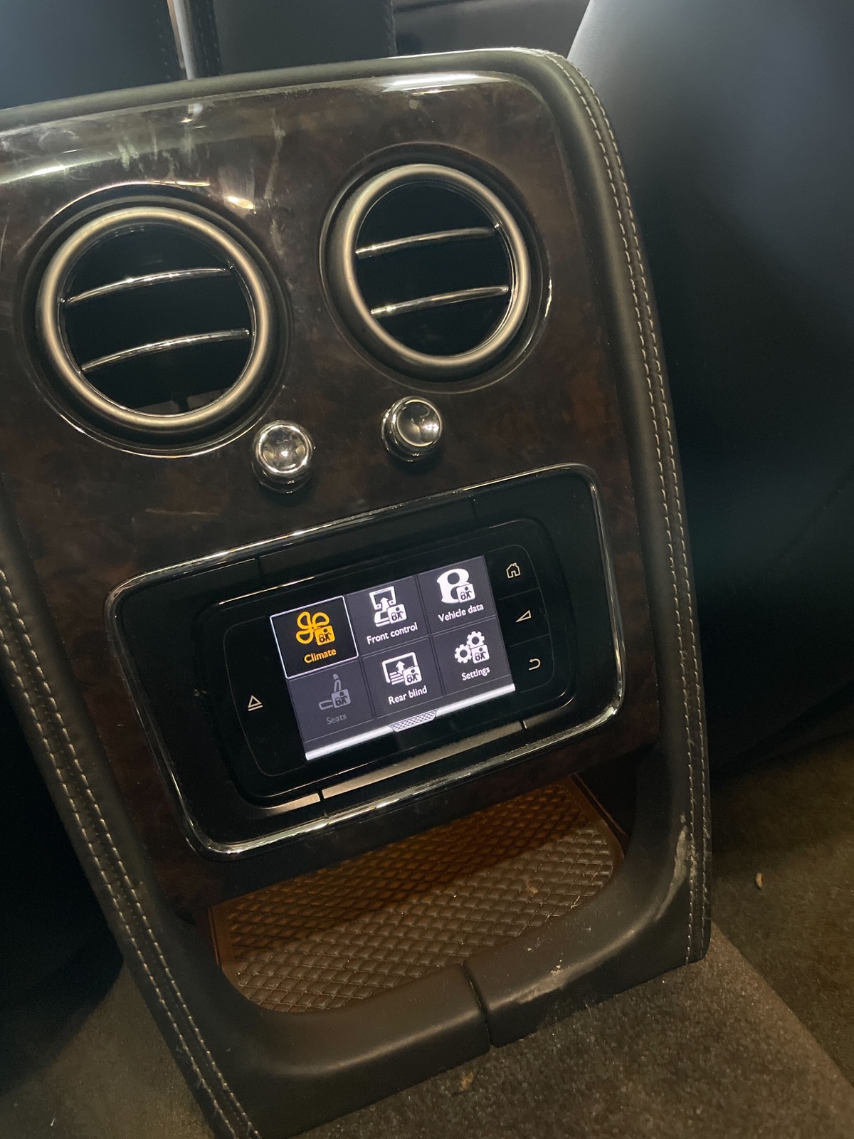 Center Console Rear Control Display 4W0035705 Bentley Continental Flying Spur 15