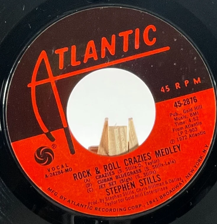 STEPHEN STILLS 45 RPM ROCK & ROLL CRAZIES MEDLEY / IT DOESN'T MATTER—EX Foto 3 de 4