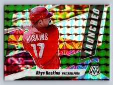 2021 Panini Mosaic #L5 Rhys Hoskins Launched Green Mosaic