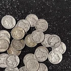 Silver Mercury Dimes lot (40) 1900s