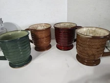 4 Home Essentials And Beyond stoneware clay ceramic glazed  extra large mugs