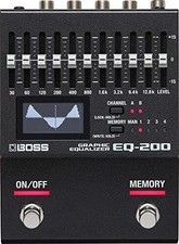 BOSS/EQ-200 Graphic Equalizer Sophisticated body, simple operation Black NEW