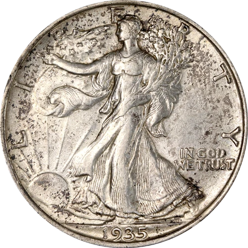1935-P Walking Liberty Half Dollar — photo from another recent sale