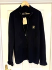 BELSTAFF WATCH CARDIGAN NAVY BLUE 100% WOOL  , XL   ( RRP 295 - £310 )