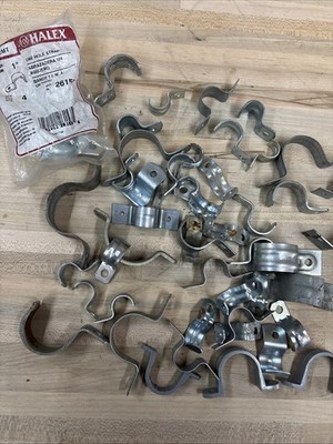 Lot of Various Size Click-on Emt 1&2 Hole Conduit Strap NOS Vintage USA Made New