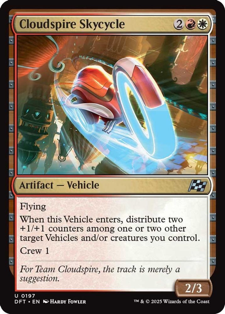 2025 Magic: The Gathering: DFT - Cloudspire Skycycle (#197, Foil, U, Near Mint)