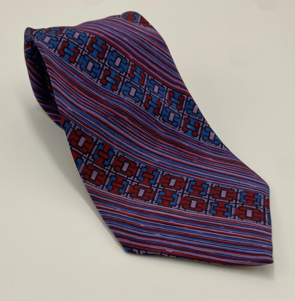Cravate Missoni Vintage - Laine Et Mohair - Modèle Multicolore Pour Homme