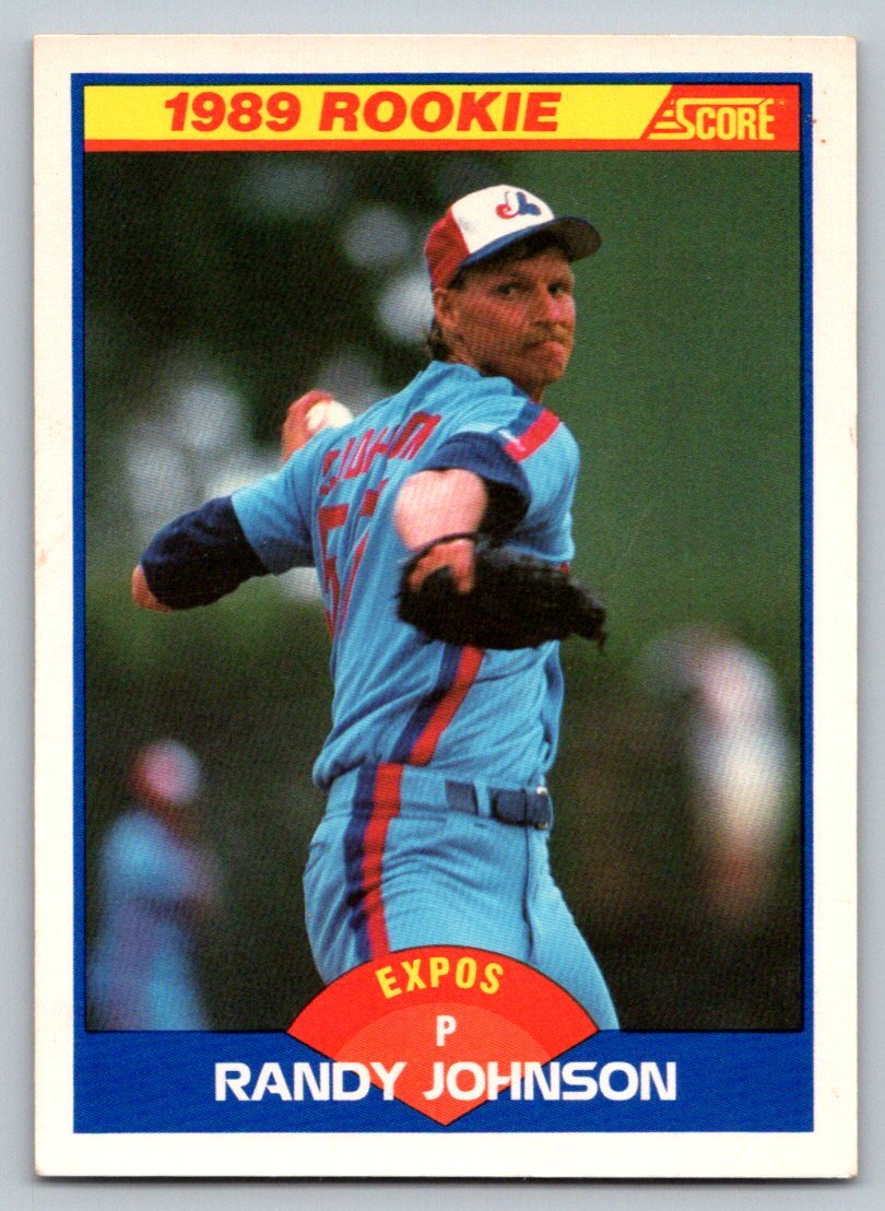 1989 Score #645 Randy Johnson