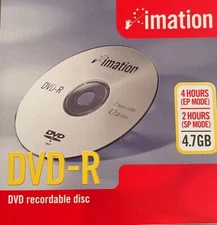 Imation (3 Brand New DVD-R Disc, 4.7GB (ea.), (repacked to save shipping cost)
