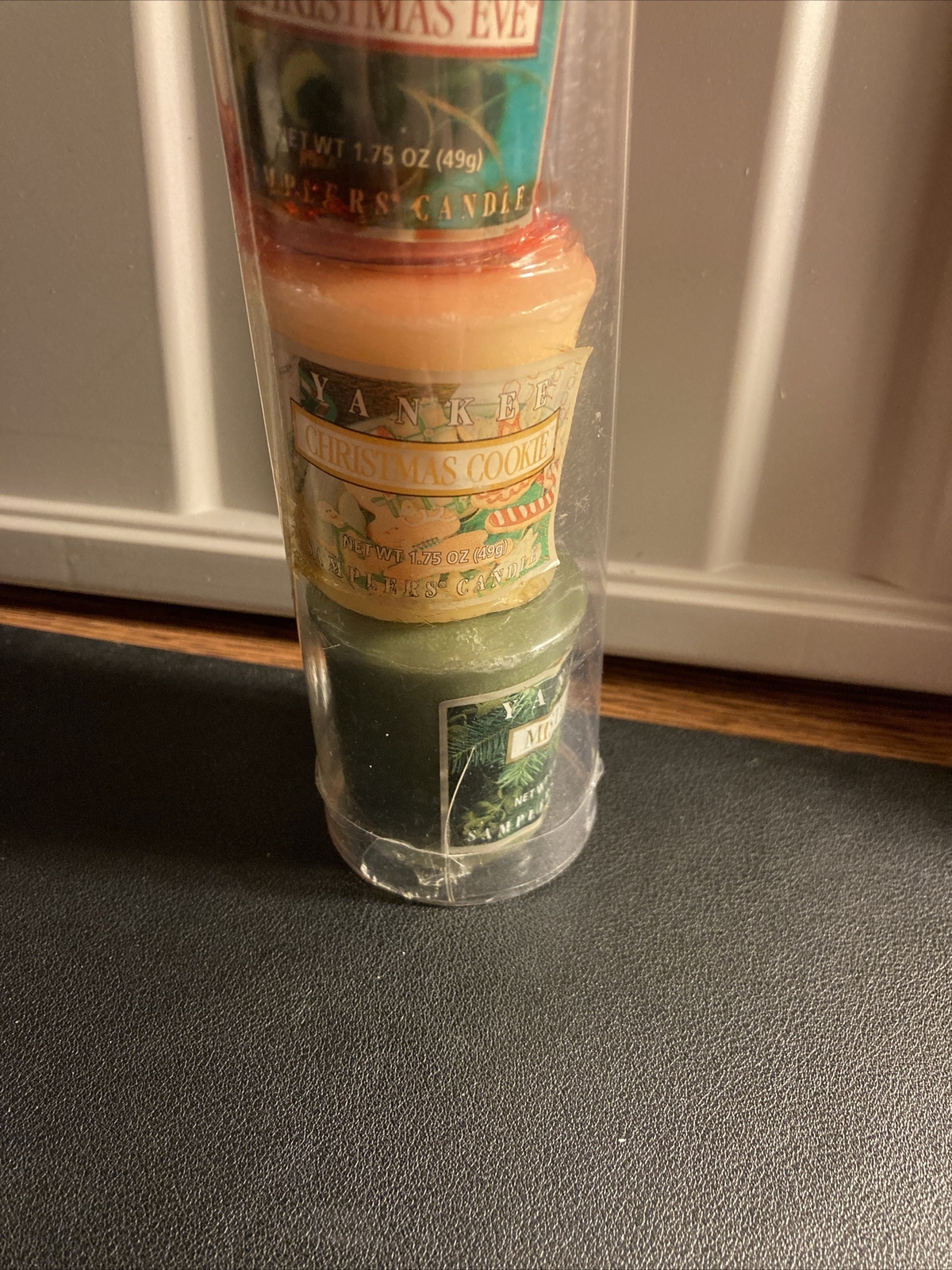 Yankee Candle votive SAMPLER Christmas 4 Votives & Reindeer Ornament eBay