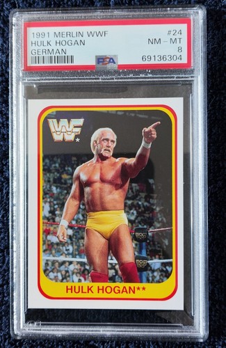Hulk Hogan - Carte WWF Merlin 1993 - Édition Allemande - #171 Hulk Hogan - Carte WWF Merlin 1993 - Édition Allemande - #171