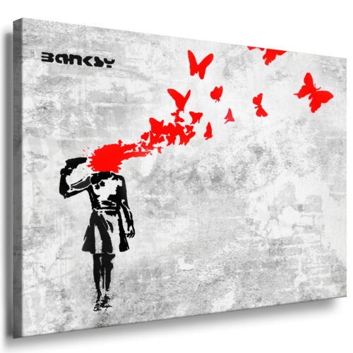 WANDBILDER XXL BANKSY LEINWAND BILDER GRAFFITI STREET ART KUNSTDRUCK c-547 - Bild 27 von 70